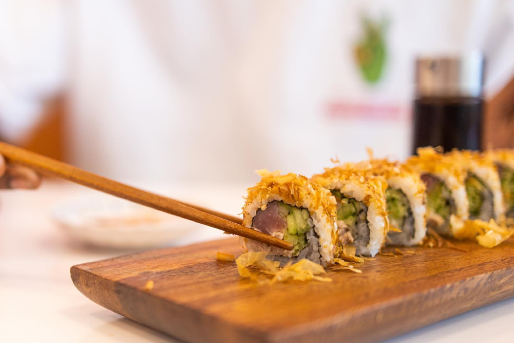 Sushi preparation